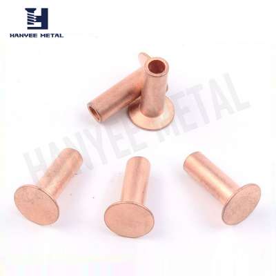 Solid Brass Metal Screw Waterproof Blind Electrical Contact Rivet Button